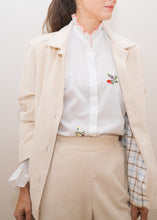 Carica l&#39;immagine nel visualizzatore di Gallery, Giacca VELA velluto a coste bianco