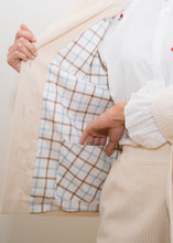 Carica l&#39;immagine nel visualizzatore di Gallery, Giacca VELA velluto a coste bianco