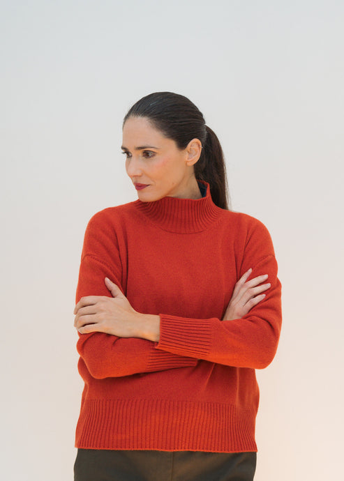 Golf COLLO ALTO rosso