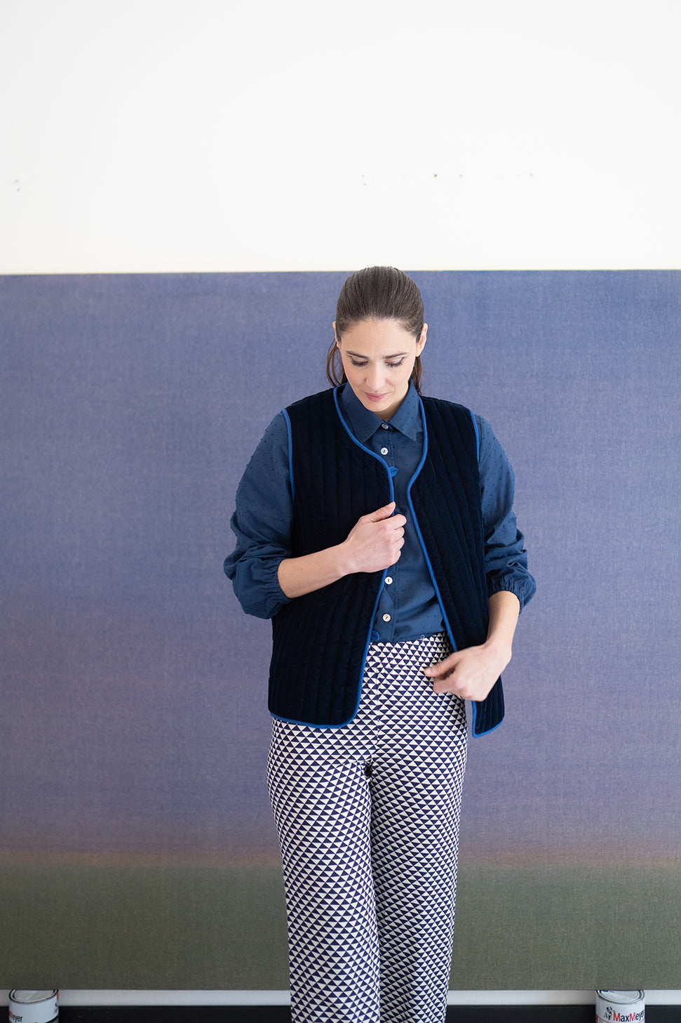 Pantalone ELASTICO Geometrico