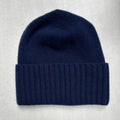 Cappello in Cashmere 100% Blu