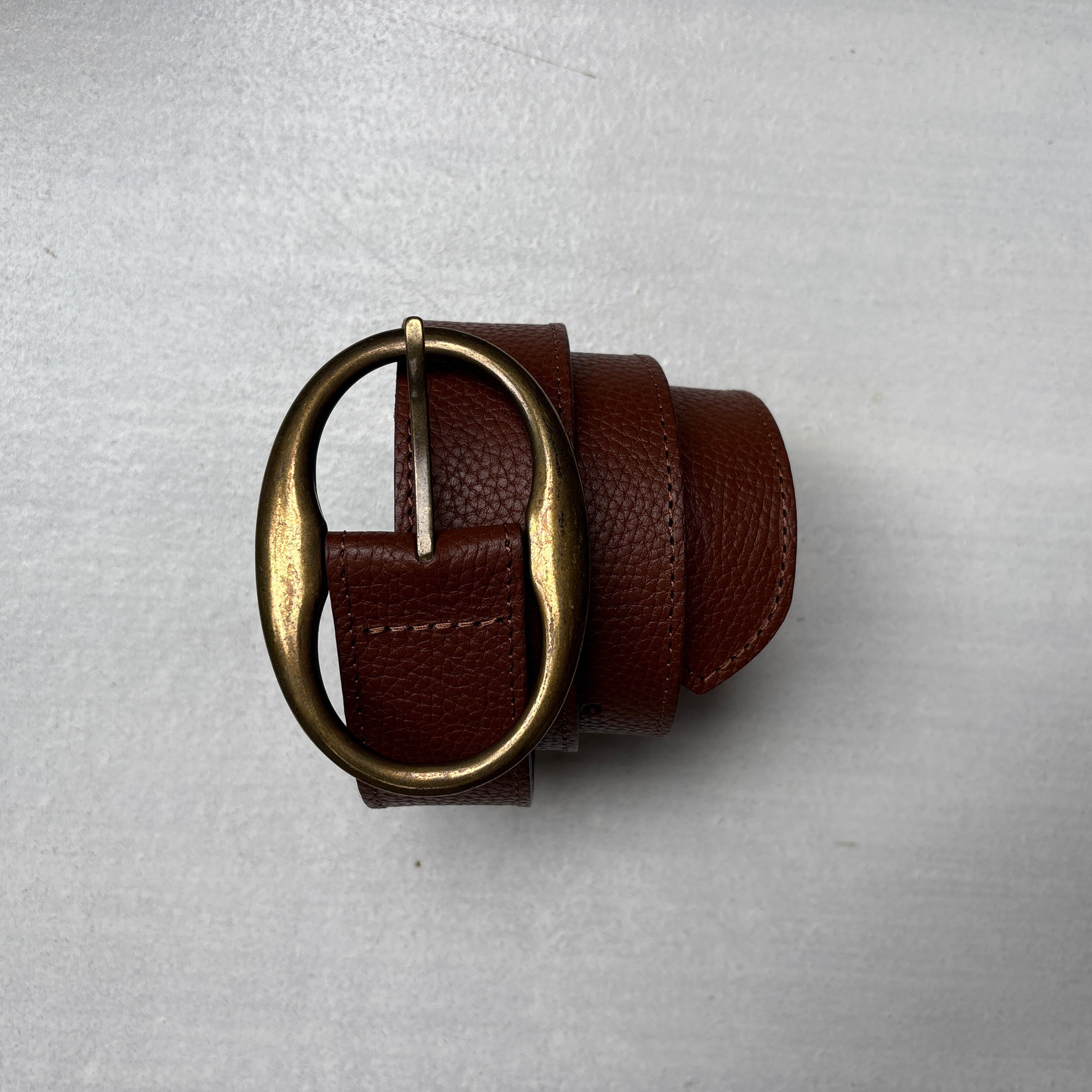 Cintura in cuoio Oval