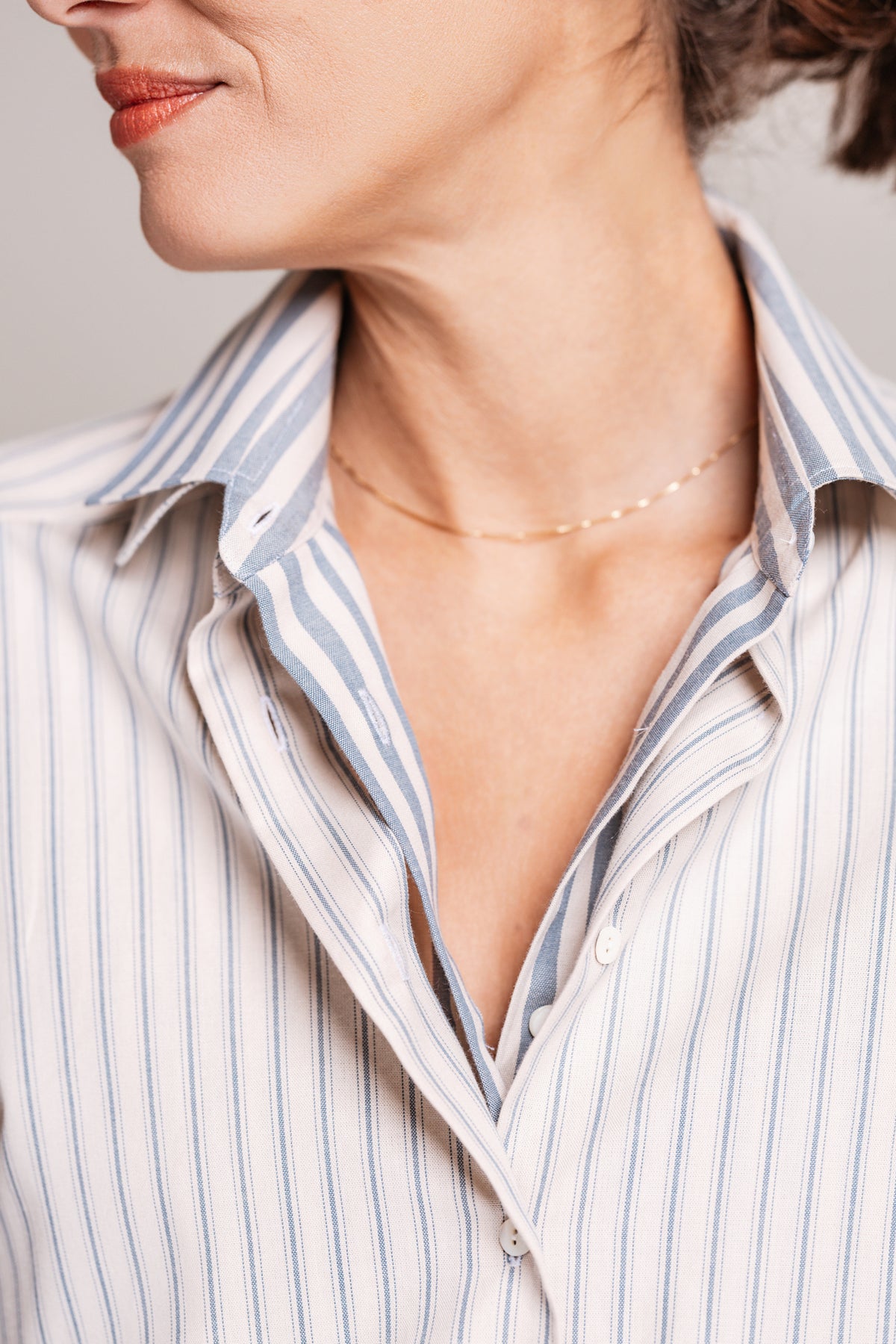 Camicia BICE righe azzurre
