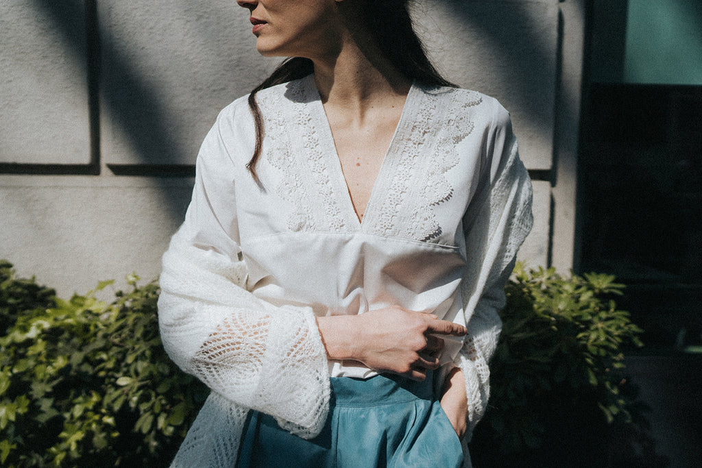 Camicia GRAND MAMIE COTONE Pavots